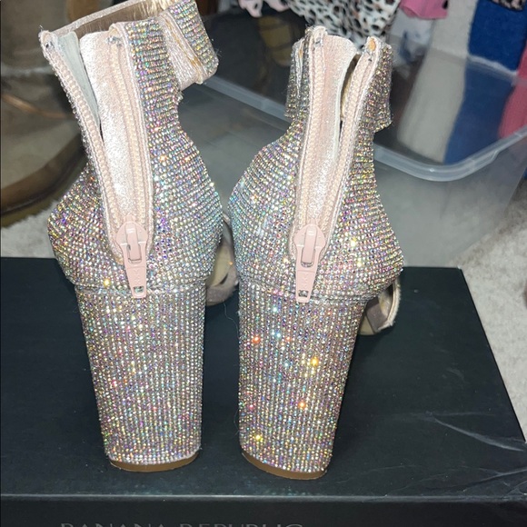Gianni Bini Multicolor Glitter Heels - Picture 4 of 7